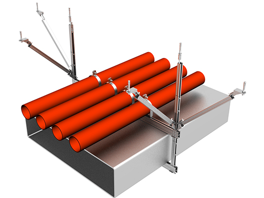 組合型側(cè)縱向抗震支架