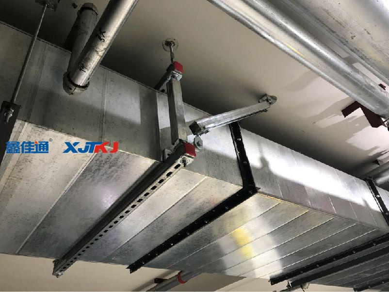 電氣橋架側(cè)向剛性吊架