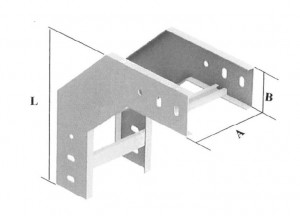 梯式垂直等徑上彎通XQJ-T1-05A